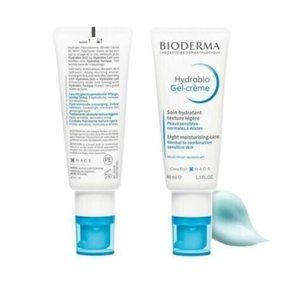 2 Pack Bioderma Hydrabio Face Moisturizer Lightweight Gel Cream, Sensitive Skin
